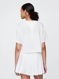 GapFit Breathe V-Neck Crop T-Shirt