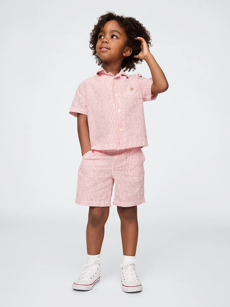 Baby & Toddler Linen-Cotton Shorts
