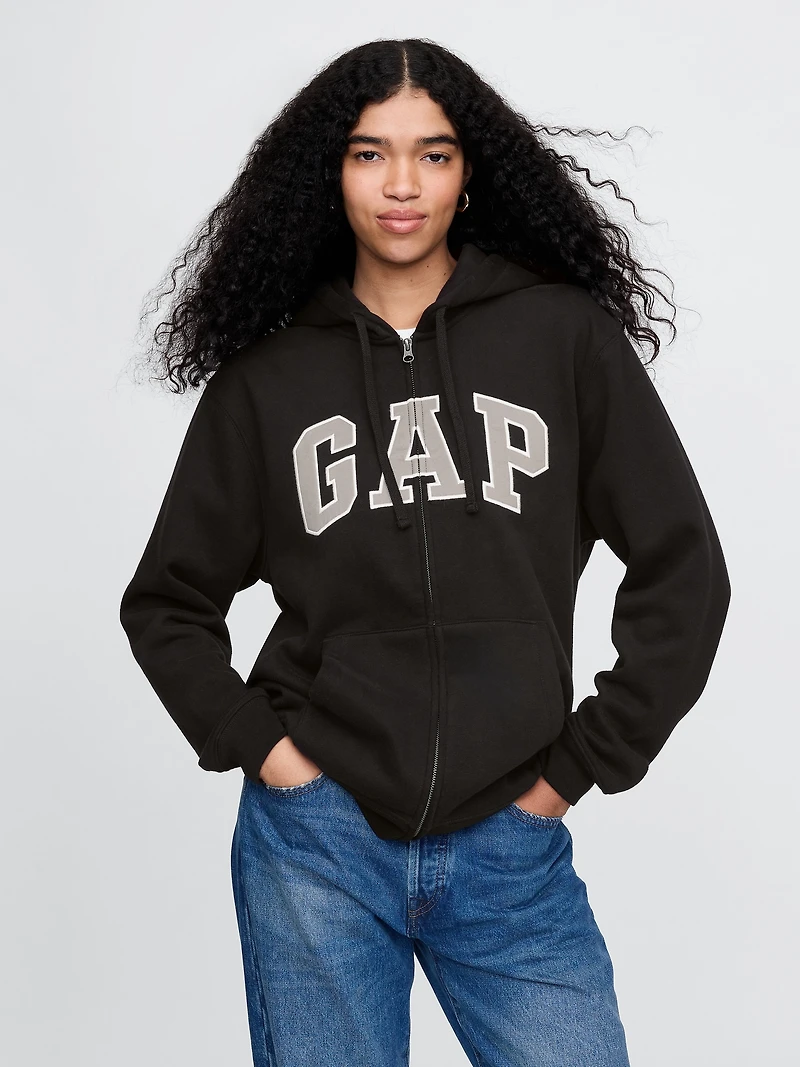 Adult VintageSoft Arch Logo Zip Hoodie