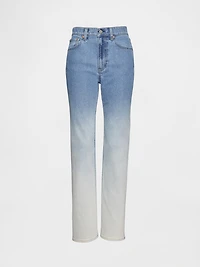 High Rise Ombré '90s Slim Straight Jeans