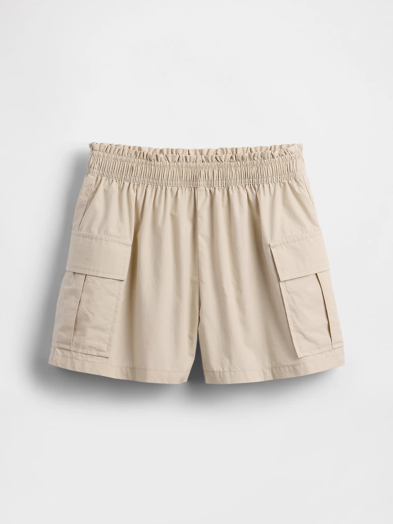 Kids Poplin Easy Cargo Shorts