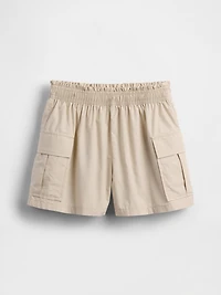 Kids Poplin Easy Cargo Shorts