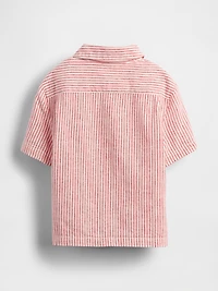 Baby & Toddler Linen-Cotton Cabana Shirt