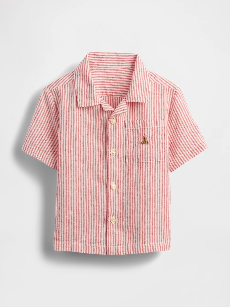 Baby & Toddler Linen-Cotton Cabana Shirt