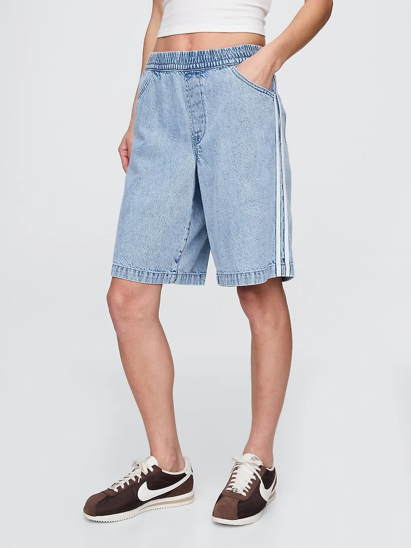 11" Mid Rise UltraSoft Easy Longline Denim Shorts