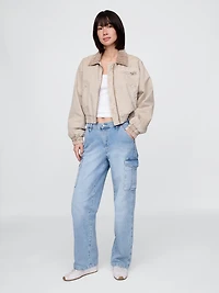 Mid Rise '90s Loose Cargo Jeans