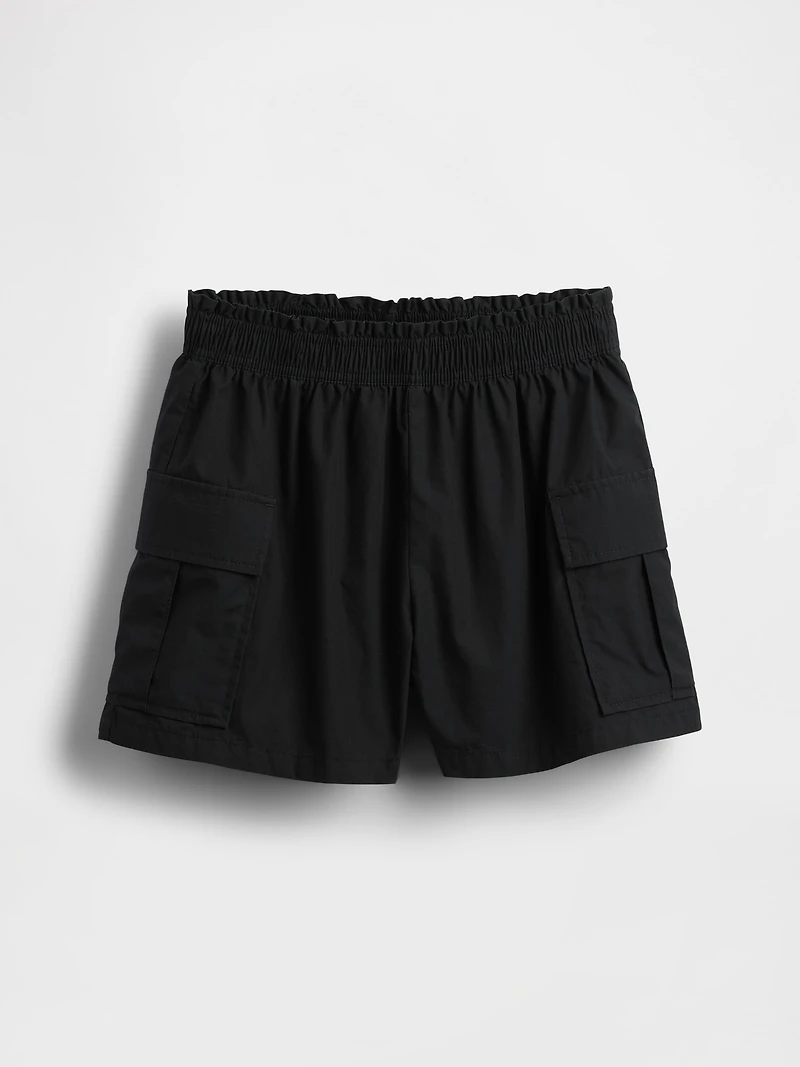 Kids Poplin Easy Cargo Shorts