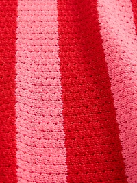 Kids Crochet Stripe Dress