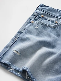 4" Mid Rise UltraSoft Relaxed Cutoff Shorts