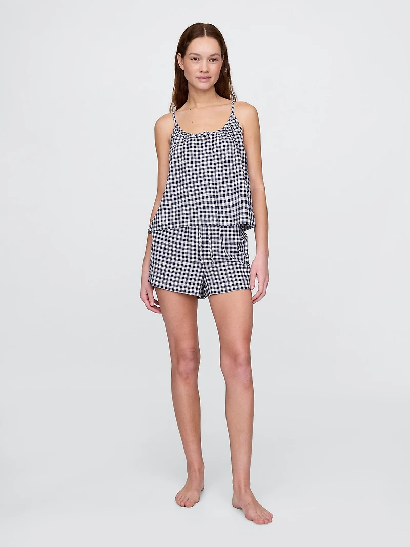 Linen-Blend Swing Cami