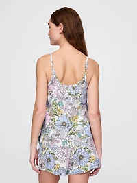 Linen-Blend Swing Cami