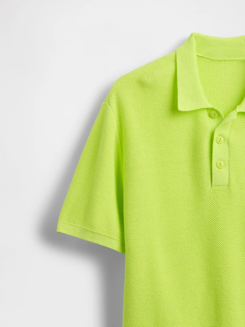 Kids Relaxed Polo Sweater Shirt