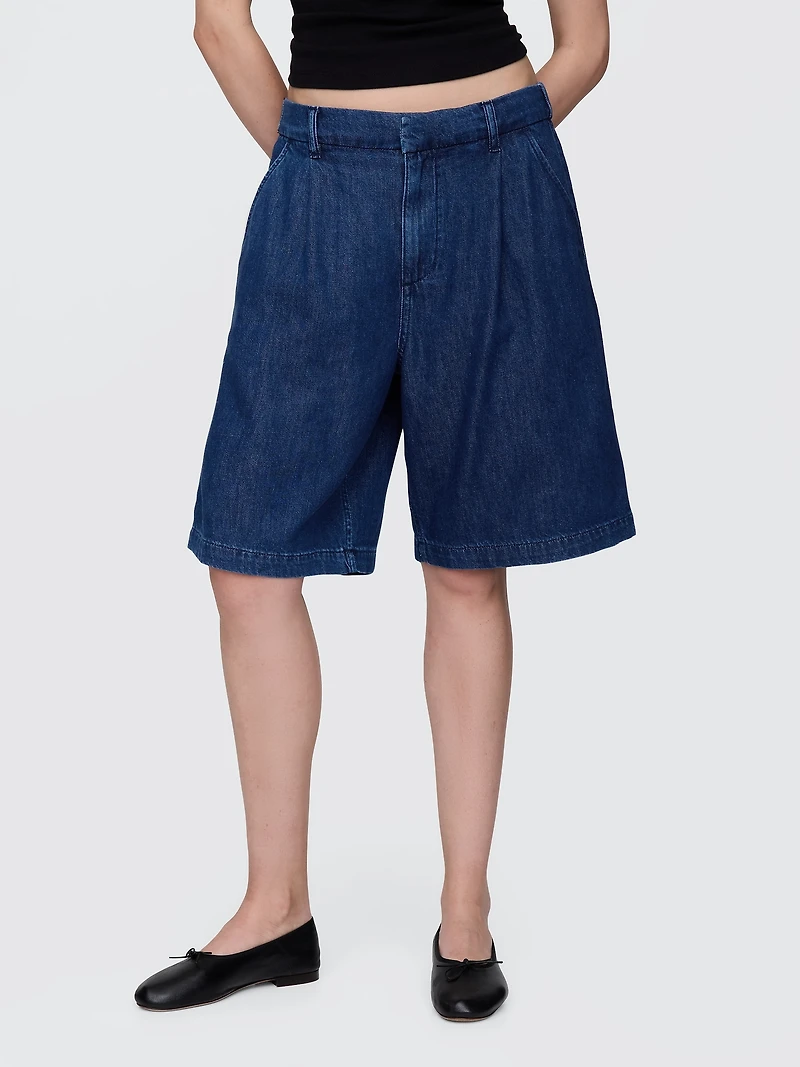 365 High Rise UltraSoft Longline Trouser Shorts