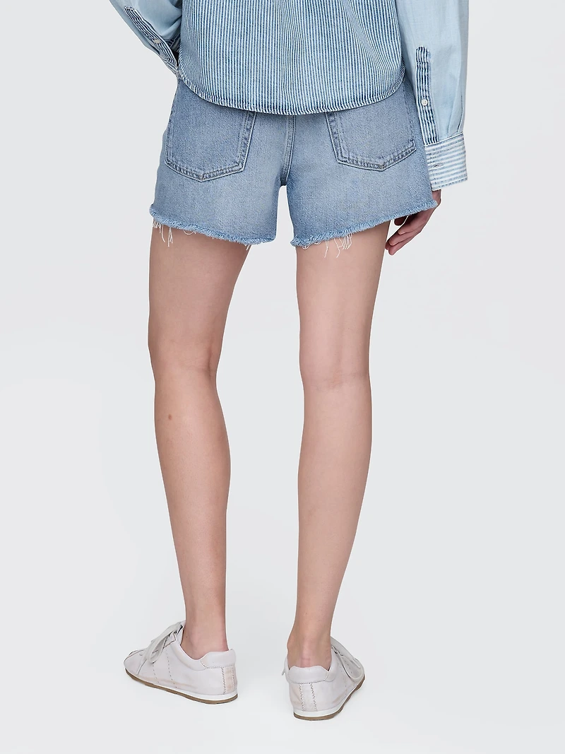 4" Mid Rise UltraSoft Relaxed Cutoff Shorts