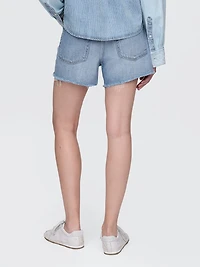 4" Mid Rise UltraSoft Relaxed Cutoff Shorts