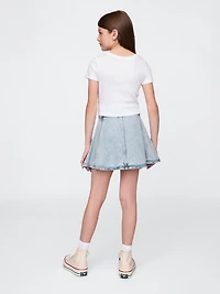 Kids UltraSoft Denim Circle Skirt