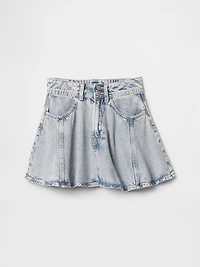 Kids UltraSoft Denim Circle Skirt
