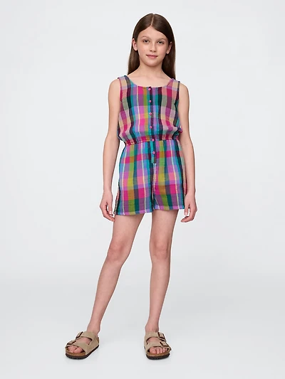 Kids Crinkle Gauze Romper