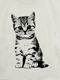 Kids Kitten Pop Art Graphic T-Shirt