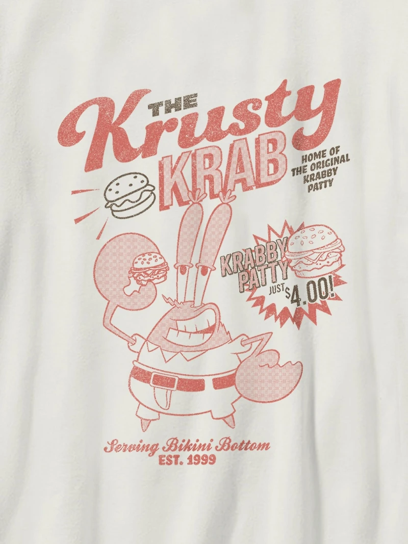 Kids Spongebob Krusty Krab Graphic T-Shirt