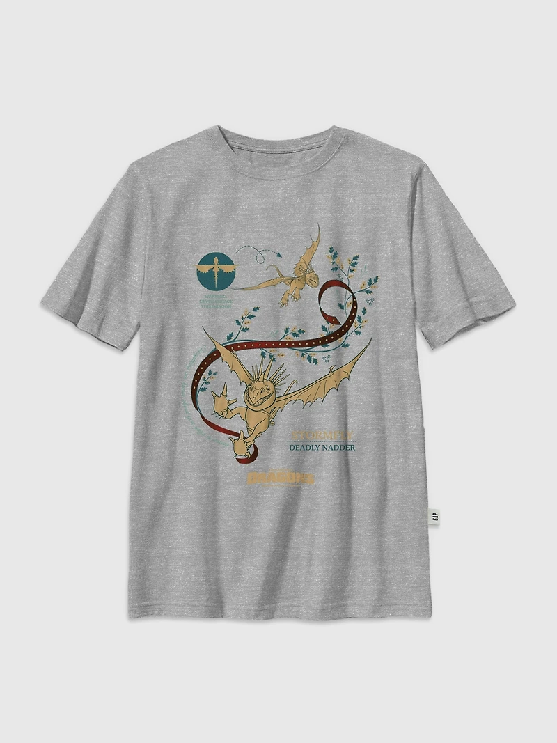 Kids How To Train Your Dragon Stormfly Graphic T-Shirt