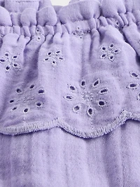 Baby Eyelet Bubble Shorty Set