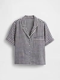 Linen-Blend PJ Shirt