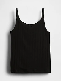Kids Pointelle Rib Cami