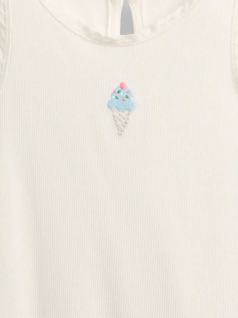 Baby & Toddler Rib Graphic Tank Top