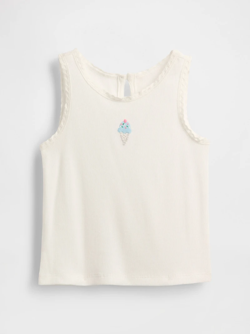 Baby & Toddler Rib Graphic Tank Top