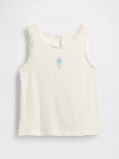 Baby & Toddler Rib Graphic Tank Top