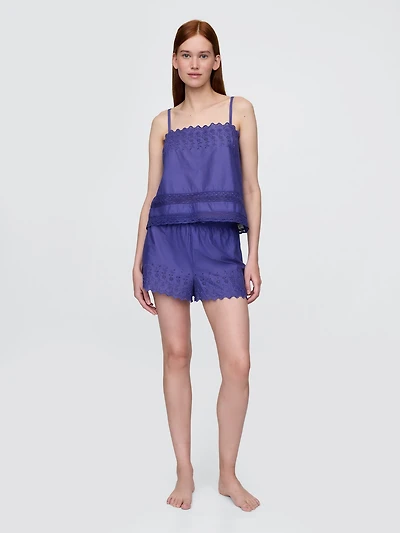 Lace-Trim PJ Cami Set