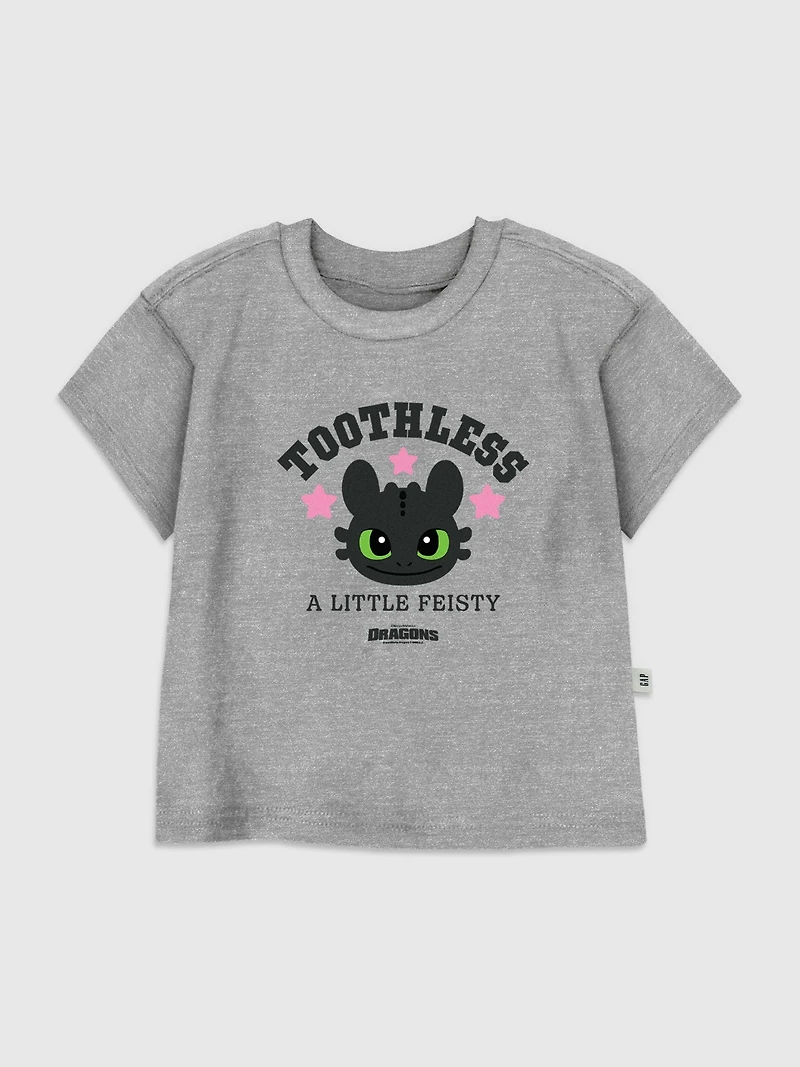 Toddler How To Train Your Dragon Toothless Fiesty Graphic T-Shirt