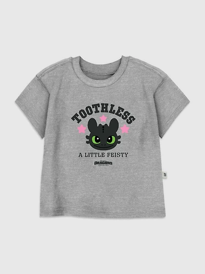 Toddler How To Train Your Dragon Toothless Fiesty Graphic T-Shirt