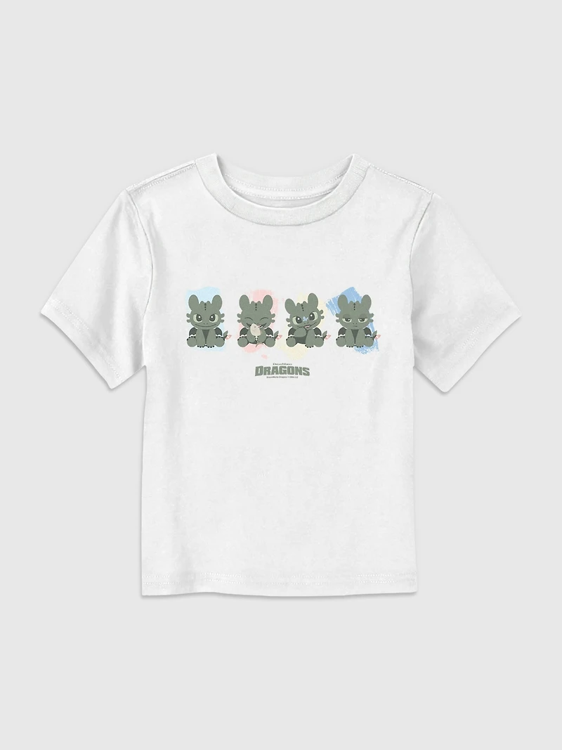 Toddler How To Train Your Dragon Toothless Moods Graphic T-Shirt