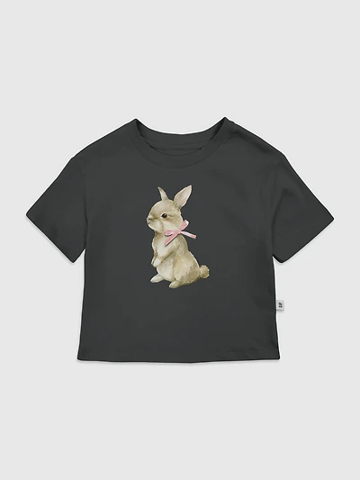 Toddler Bunny Bow Graphic T-Shirt