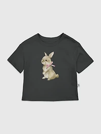 Toddler Bunny Bow Graphic T-Shirt