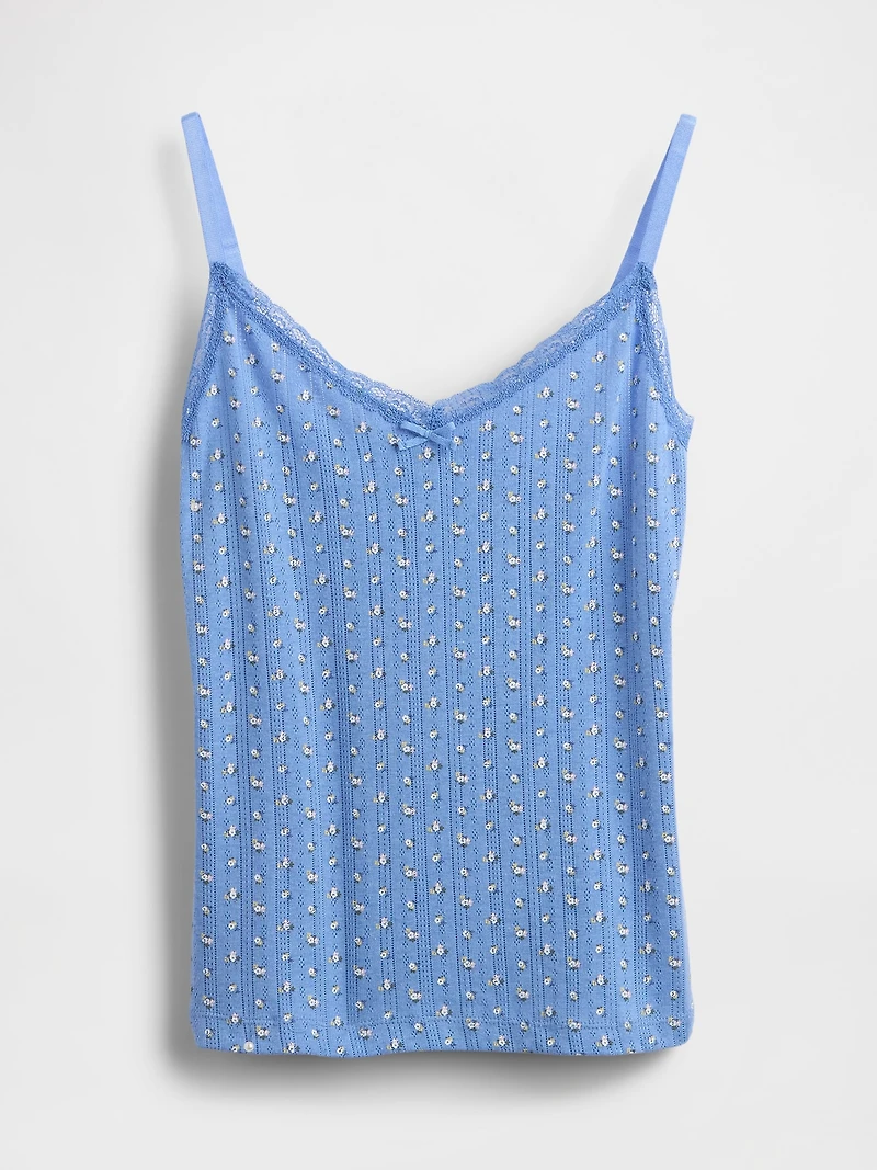 Pointelle PJ Tank Top