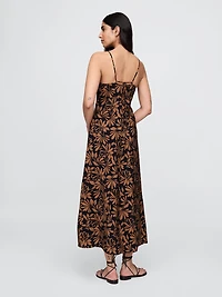 Tie-Back Maxi Slip Dress