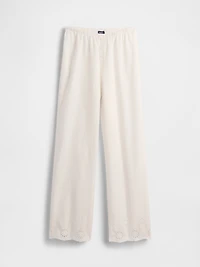 Eyelet Hem PJ Pants