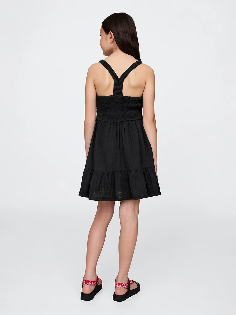 Kids Racerback Crochet Tank Dress