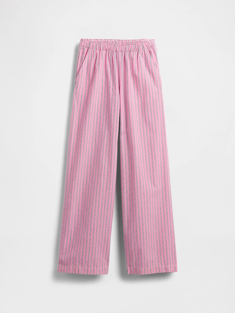 Kids Poplin Baggy Pants