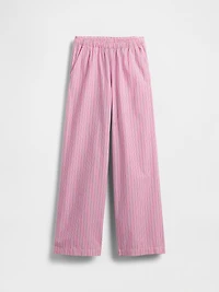 Kids Poplin Baggy Pants