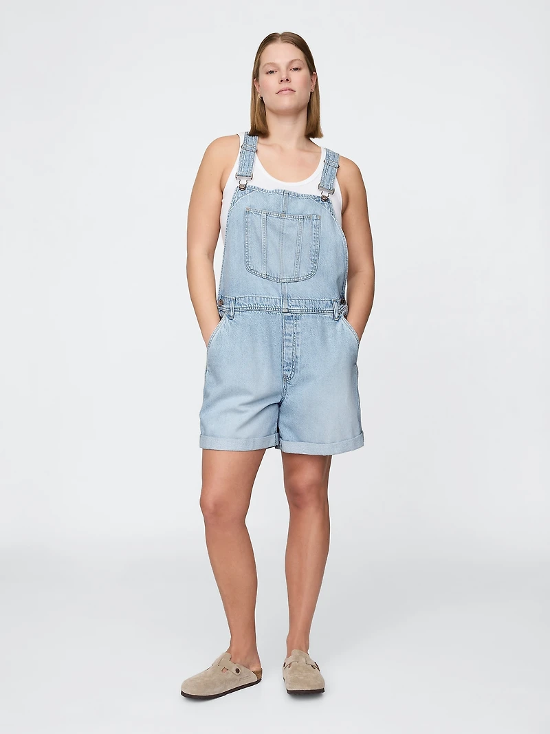 UltraSoft Denim Shortalls