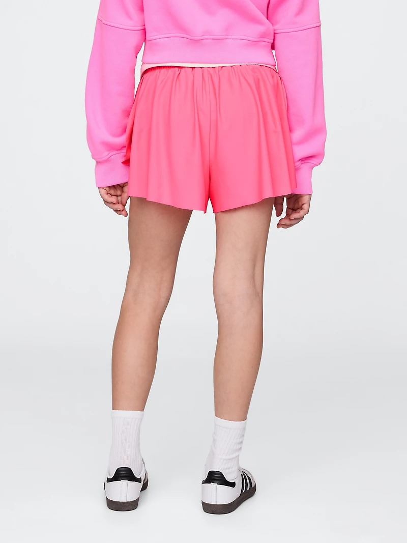 Kids Butterfly-Hem Run Shorts