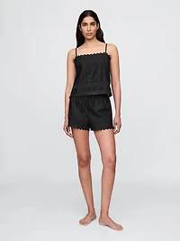 Lace-Trim PJ Cami Set