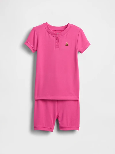 Baby & Toddler Henley PJ Short Set