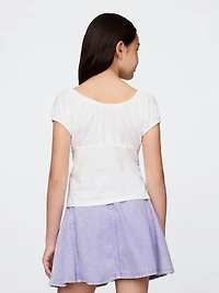 Kids Scoop Neck Top