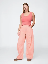 High Rise Horseshoe Jeans