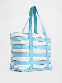 Canvas Stripe Tote Bag